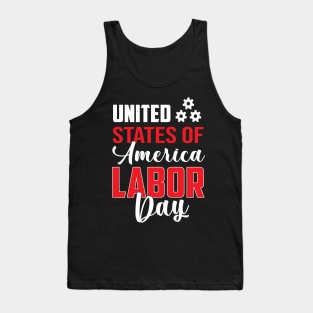 United States Of America Labor Day Tank Top